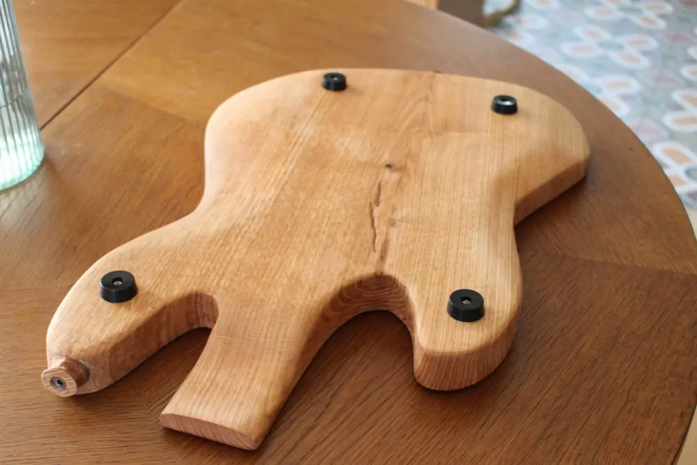 Jazz Bass — wood detail
