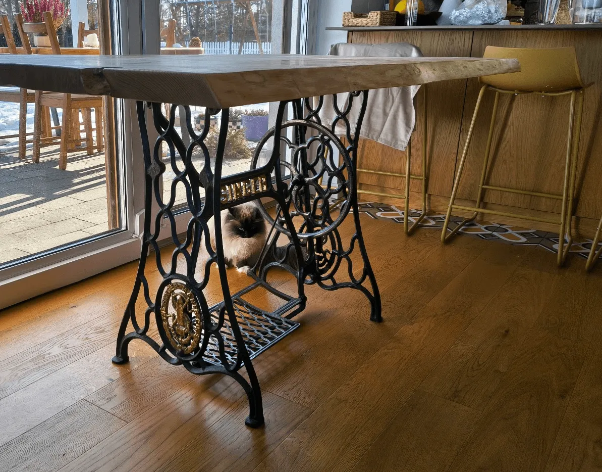 Singer — side view