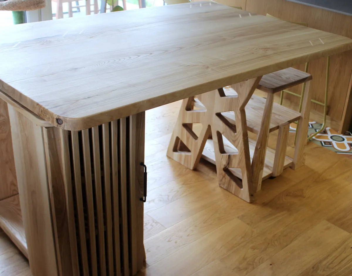 Trinity — tailor's workstation made from ash