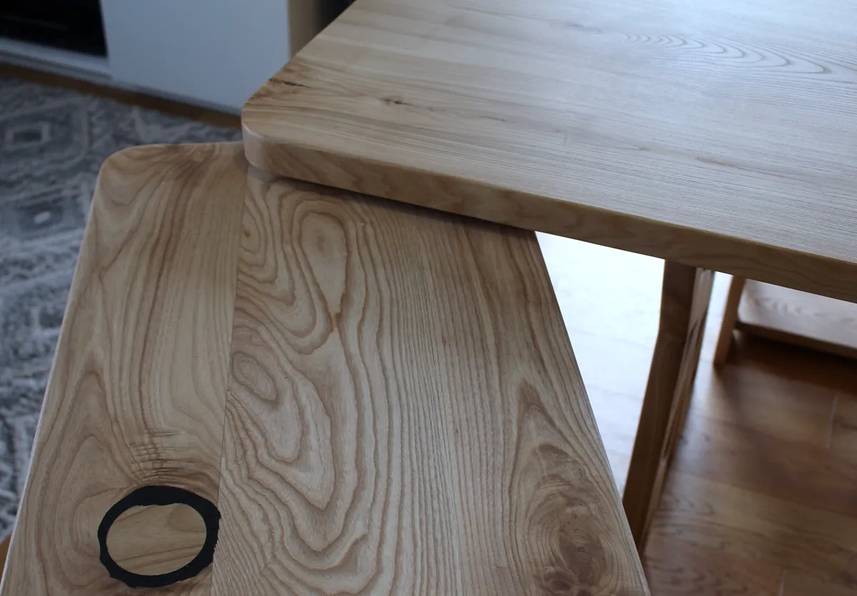 Trinity — table and side table, two tops