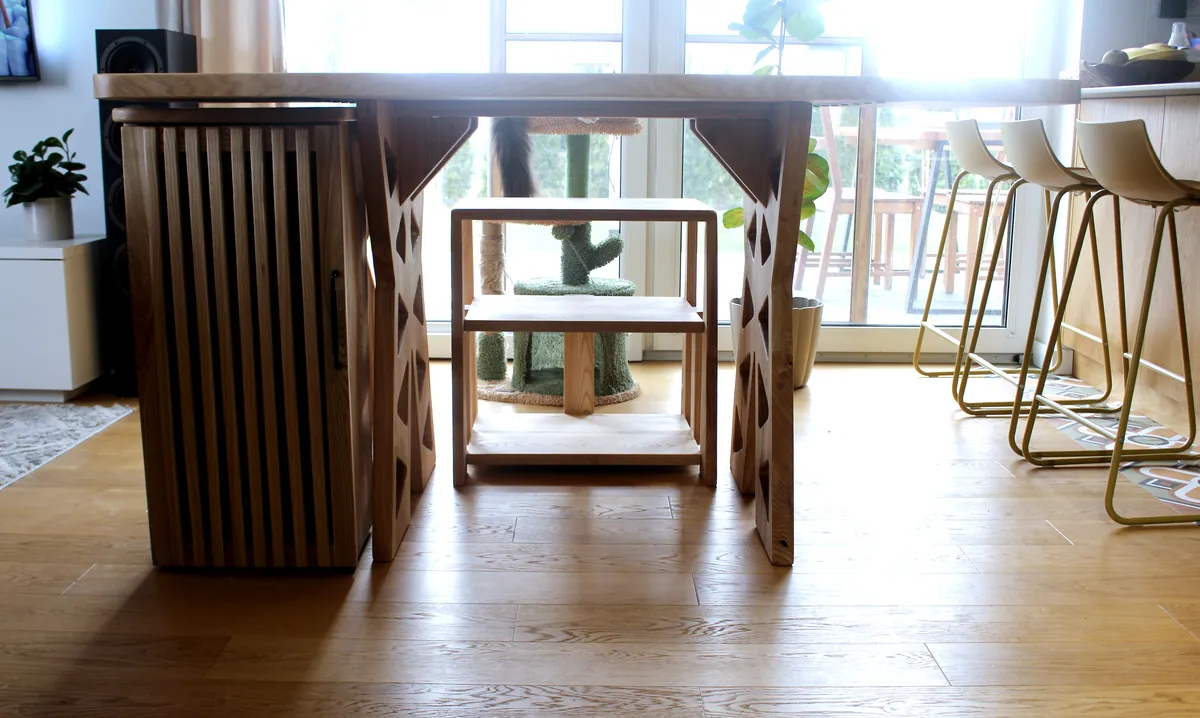 Trinity — front view, tambour and lattice