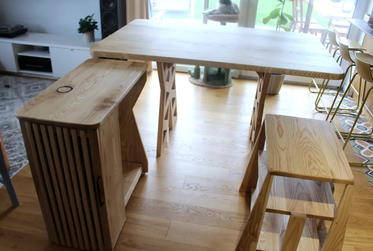 Trinity — tailor's workstation in ash